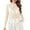 Yellow1, variant on Long Sleeve Tops for Women Hollow out Lace Mesh Turtleneck T Shirts Sunproof Party Blouse
