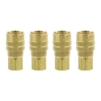Milton Industries 715 1/4" FNPT M Style Coupler, 4-Pack