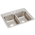 thumbnail image 5 of Elkay Lr2519 Lustertone 25" Drop In Double Basin Stainless Steel Kitchen Sink - 2 Faucet, 5 of 5