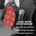thumbnail image 6 of Lsque Christmas With Cute Deer Lunch Bag Lunch Box for Women Men Reusable Insulated Lunch Tote Bag,Leakproof Thermal Cooler Sack Food Handbags Case High Capacity, 6 of 9