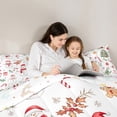 thumbnail image 5 of Castle Fairy Children Xmas Snowman 2pcs Bedding Comforter Set,Candy Cane Twin Comforter Sets,Christmas Tree Breathable Bedding Set,Super Cozy Room Decor, 5 of 8