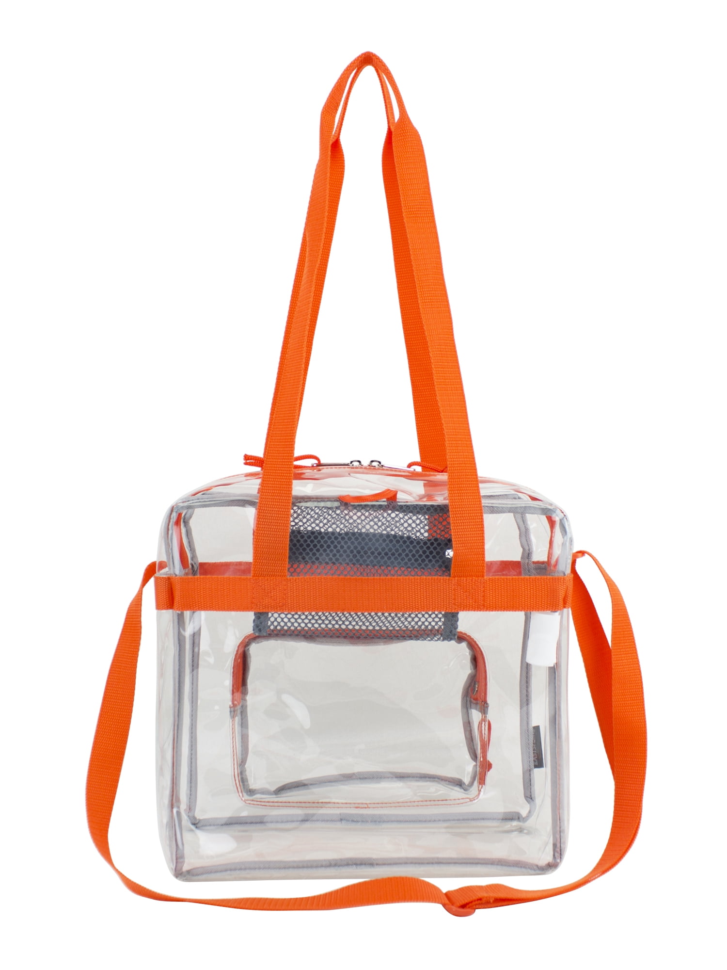 Eastsport Unisex Clear Stadium Approved Tote Orange