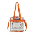 thumbnail image 5 of Eastsport Unisex Clear Stadium Approved Tote Orange, 5 of 8