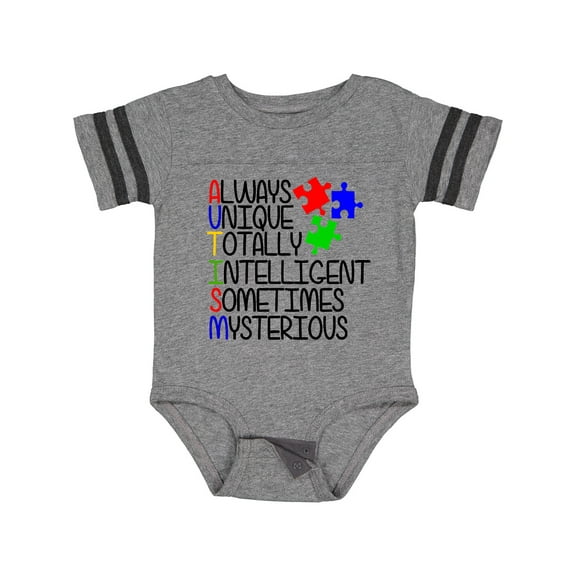 Inktastic Autism Awareness Acronym Boys or Girls Baby Bodysuit