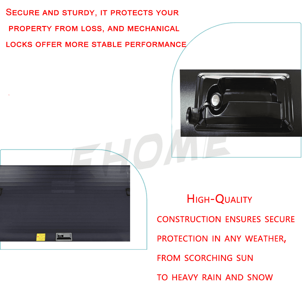 Hard Truck Bed Cover Fits For Nissan Frontier 2005-2025 Truck Bed Retractable Hard Tonneau Bed Cover Kit