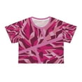 thumbnail image 2 of "Plum Crazy" Crop Tee, 2 of 4