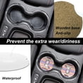 thumbnail image 4 of Car Coasters for Cup Holder Absorbent, Car Ceramic Coasters with Finger Notch, Auto Accessories for Men Women Cute Unicorn 2 Pack, 4 of 6