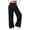 Black, variant on MLCDZ Fall Sweatpants for Women Baggy Wide Leg Elastic Waist Drawstring Lounge Sweat Pants with Pockets Lightweight Breathable Golf Athletic Trousers
