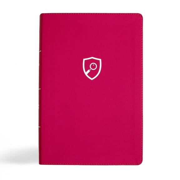 CSB Defend Your Faith Bible, Pink Leathertouch: The Apologetics Bible for Kids, (Hardcover)