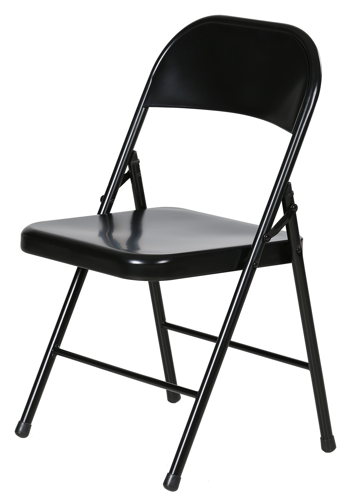 Metal Folding Chair (4Pack) in Black, Plastic Development