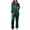 Green, variant on Pajamas for Women Sleepwear for Women Women's Fashionable Pajama Set Silk Pajamas 2 Piece Satin Pajama Set Long Sleeve Button Down Casual Suit With Pants