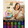 thumbnail image 3 of Sunrise Alarm Clocks White Noise Sound Machine with 256 Lighting Effects, Wireless Charging, Bluetooth Speaker Wake Up Light for Heavy Sleepers, Kids, Birthday, Christmas Gifts (White), 3 of 12