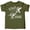 White on Military Green Shirt, variant on Wild One Dinosaur 1st Birthday T-Shirts for Baby Girls and Boys First Birthday Outfit Vintage Royal Shirt 12 Months