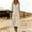 Beige, variant on Long Sleeve Summer Dresses for Women Plus Size Western Long Casual A Line Dress Loose Fit V Neck Flowy Solid Dresses