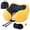 Yellow, variant on UNIWELL Travel Pillow for Adults Memory Foam Lightweight Neck Pillows for Sleeping on Airplane Black