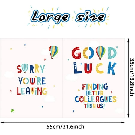 Best Wishes For Coworker Leaving Farewell Party Decoration Farewell Card Coworker Goodbye Card Good Luck  Office Greeting Card Guest Book Alternative Message Card Sign Poster For  Office Coworker Farewell Going Away Party Supplies | Walmart Canada
