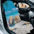 thumbnail image 2 of Uorisanigo Car Seat Cover Front Seats Only Auto Accessories Protectors Decor Shell Turtle Beach Towel Car Seat Cover Protector Fit Most Car, Truck, Suv, or Van, Easy to Install, 2 of 8