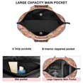 thumbnail image 3 of Pink Dinosaur Floral Pattern Travel Tote Bags for Women Carry On,Large Weekender Bags for Women Travel,Multi Functional Duffle Bag for Work,Shopping,Sports, 3 of 5