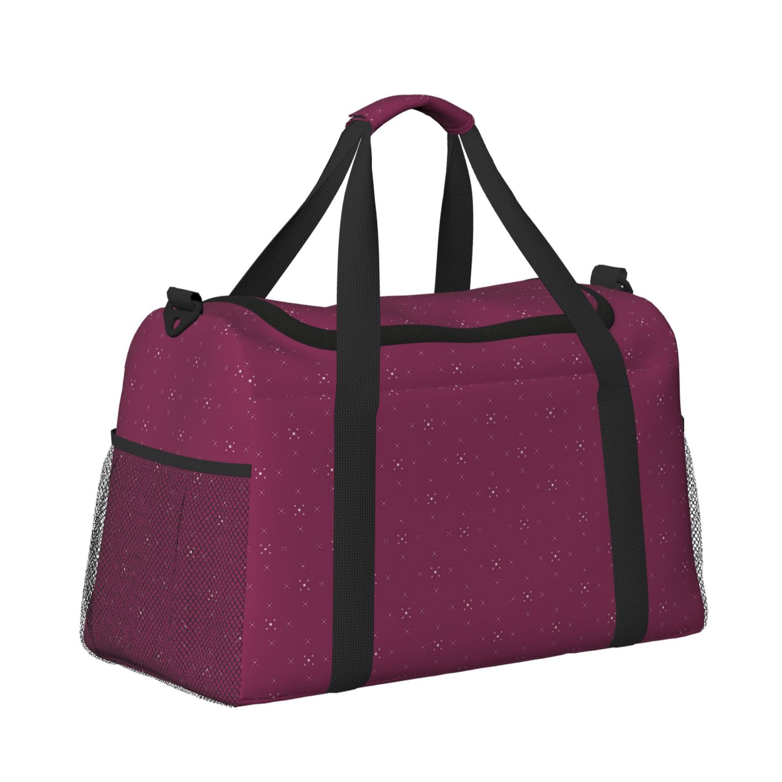 Fuzoiu Small Stars Print Travel Duffle Bag,Carry On Tote Bags,Duffel Bag,Sport Gym Bag, Hospital Bag for Labor and Delivery, Overnight Bag,Luggage Bag