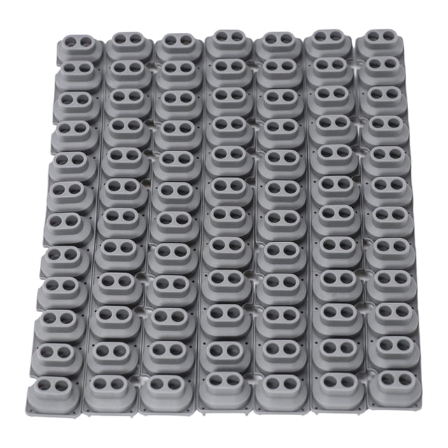 Xuanheng 7Pcs Keyboard Conductive Silicone Strip 12 Keys Electronic Piano Accessories