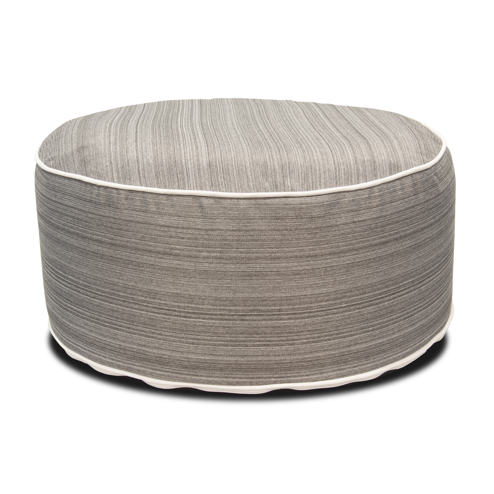 Neutral inflatable ottoman