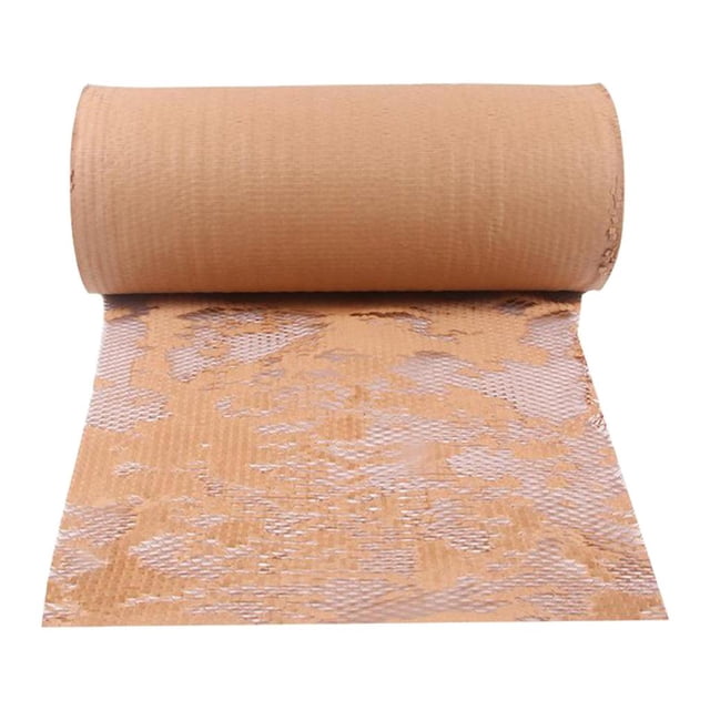de Papel Kraft 30/50 METRESS- Material Reciclado Natural -HoneyComb Wrap de Amortiguación para Embalaje, Envoltura, Artesanía, Postal, Envío, Du Los 38cmx30m Gloria Panal de amortiguación de panal