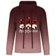 thumbnail image 3 of Sudadera de Navidad para mujer Gibobby con estampado de Enano Gradiente Café M, 3 of 4