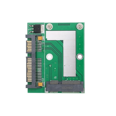 Half-Height mSATA Mini PCI-e SSD to 2.5in SATA3 Interface Converter Adapter