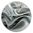 thumbnail image 3 of DESIGN ART Designart "Grey Infinite Ripples" Modern Waves Metal Round Wall Art 36x36 - Disc of 36 Inch, 3 of 5