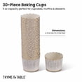 thumbnail image 3 of Thyme & Table 30-Piece 5oz Paper Baking Cups - Black Riley, 3 of 12
