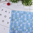 thumbnail image 2 of Tssuoun 7 Pieces Cotton Fabric Flower Print Colorful Quarters Bundle SewingQuilting Crafting Mixed Style Set  Blue, 2 of 8