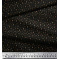 thumbnail image 2 of Soimoi Georgette Viscose Fabric Coffee Beans & Coffee Beverages Decor Fabric Printed Yard 42 Inch Wide, 2 of 3