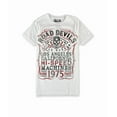 thumbnail image 2 of Helix Mens Road Devils Graphic T-Shirt, White, Small, 2 of 2