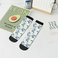 thumbnail image 7 of Pofeuu Daisies Flowers Print 30cm Socks, Adult Running Hiking Socks for Youth and Adult, 7 of 7