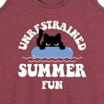 thumbnail image 3 of Instant Message - Unrestrained Summer Fun - Women's Racerback Tank Top, 3 of 6