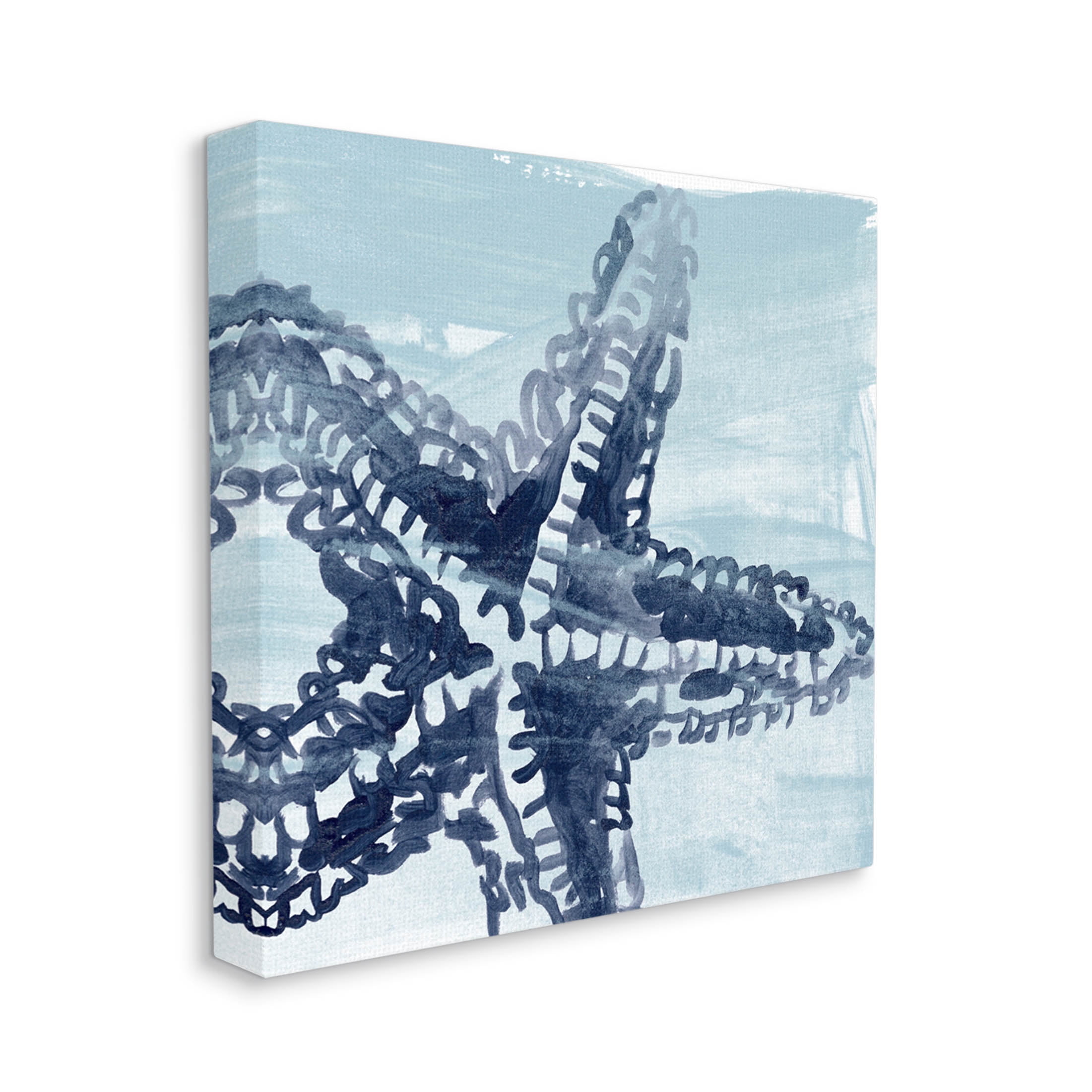 Stupell Industries Modern Sea Life Starfish Graphic Art Gallery Wrapped Canvas Print Wall Art, Design by June Erica Vess