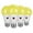yellow, variant on DEWENWILS Dusk to Dawn Light Bulbs 5000K Daylight LED Outdoor Light Bulbs 9W (60W Equivalent) 800LM 4-Pack E26 Base Non-dimmable