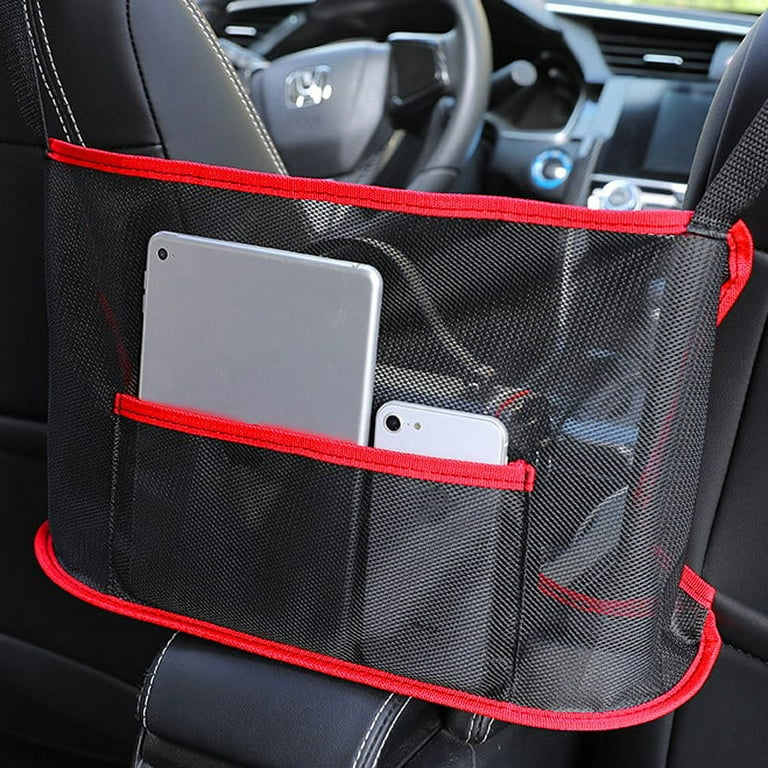 Car Net Pocket Handbag Holder, Durable Purse Holder for Car