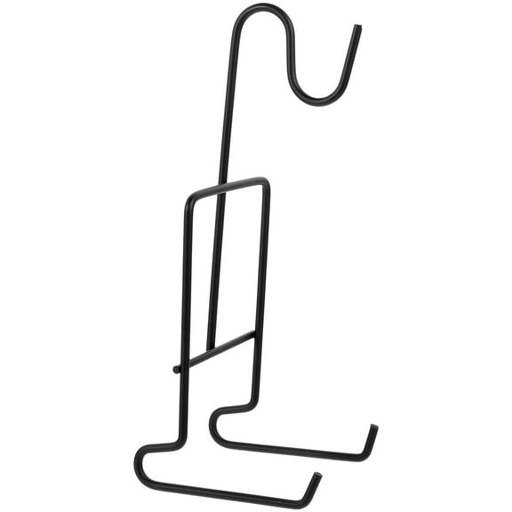 Milisten Rectangular Cup And Saucer Display Stand Black 1Pcs