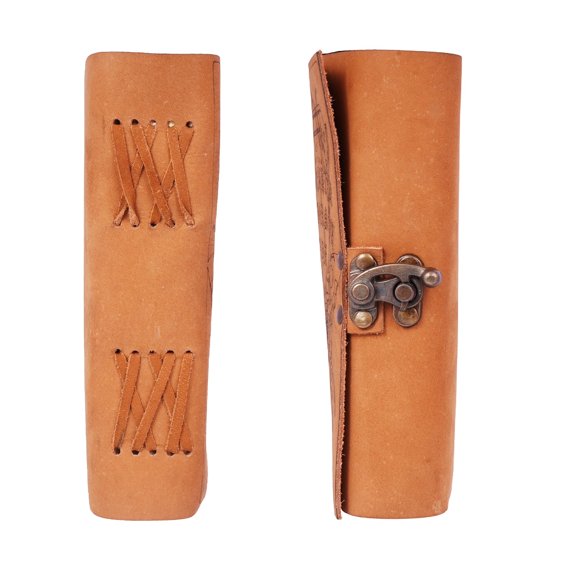 Soft Leather Spirit Moth Journal 5x7 – Handmade Embossed Leather Notebook with Lunar Moth Design