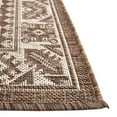 thumbnail image 6 of Unique Loom Outdoor Aztec Collection Area Rug - Chalca (2' x 6' Runner Brown/Ivory), 6 of 7