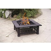 Mainstays 28 Fire Pit With Pvc Cover And Spark Guard Walmart Com
