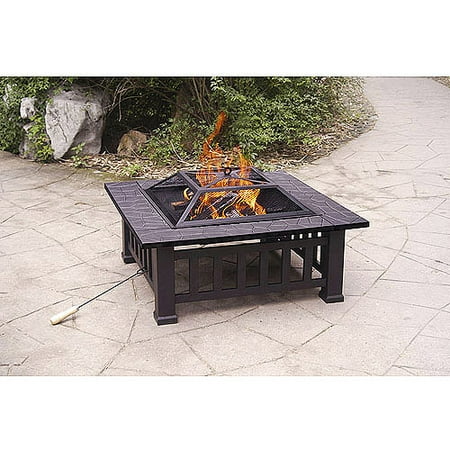 Axxonn 32 Alhambra Fire Pit With Cover Walmart Com