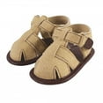 thumbnail image 2 of Hudson Baby Infant Boy Cotton Bodysuit, Shorts and Shoe 3pc Set, Sandcastle, 0-3 Months, 2 of 4