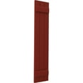 thumbnail image 3 of Ekena Millwork 10 1/2"W x 79"H Americraft Three Board (2 Batten) Exterior Real Wood Joined Board-n-Batten Shutters (Per Pair), Pepper Red, 3 of 10