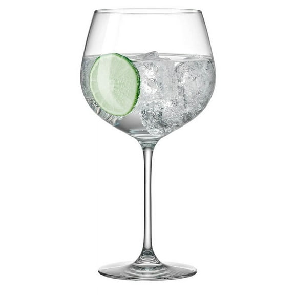 Gin Tonic, 26 oz. Crystal Gin Balloon Glass, Set of 6