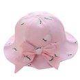thumbnail image 2 of LSLJS Kids Summer Bow Fruit Sun Princess Protection Bucket Hat Sunscreen Cap, Kids Hat, 2 of 3