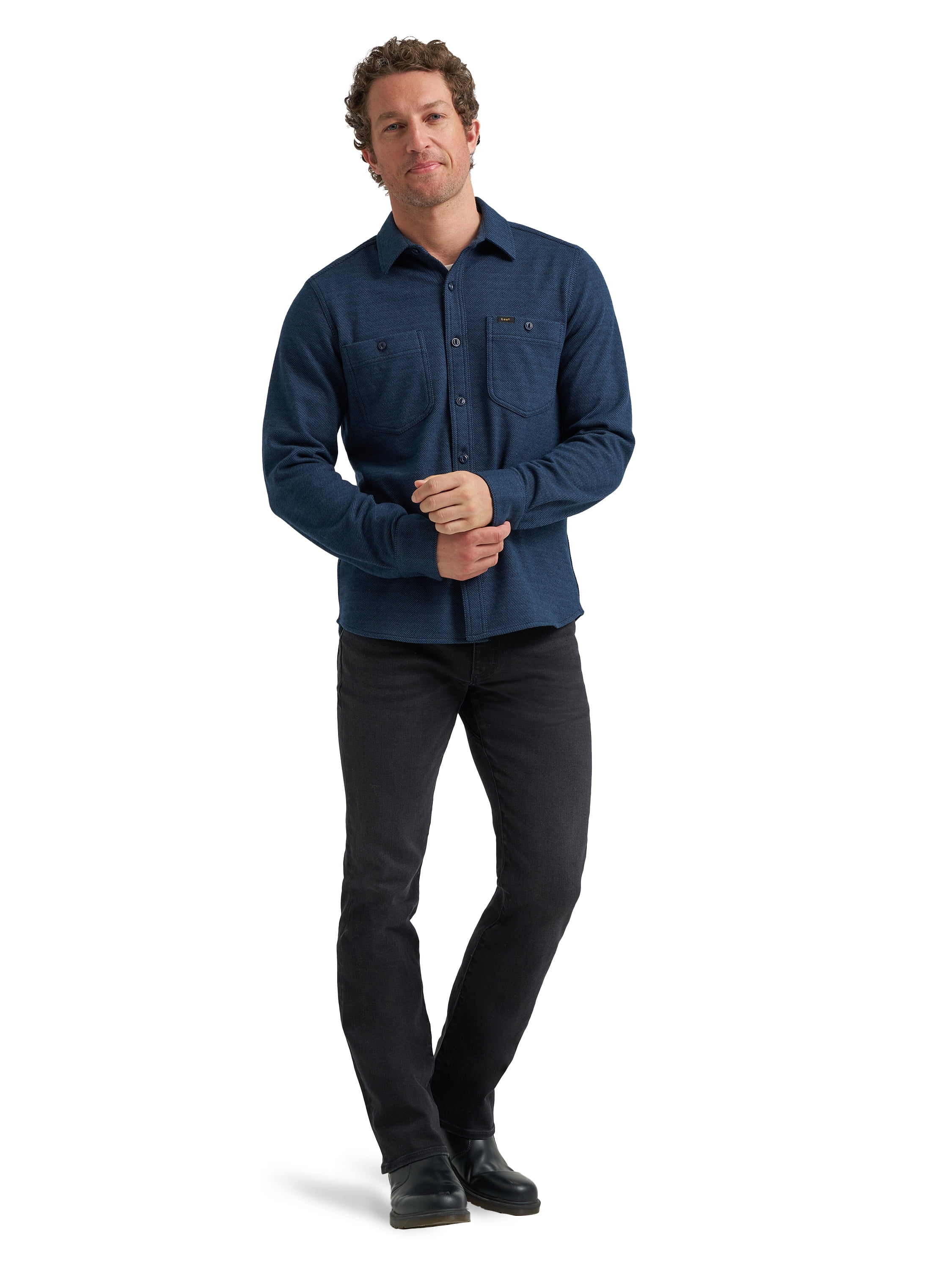 Lee® Men's Brushed Knit Shop Shirt