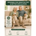 thumbnail image 7 of Comfello Diabetic Socks Crew for Men & Women – 12 Pairs of Non-Binding Neuropathy Socks, 7 of 7