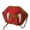 Brown, variant on Halloween Lips Crossbody for Gothic Style Purse With Adjustable Strap Cute